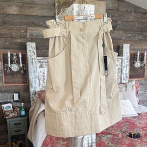 MaxMara Tan Mini Skirt